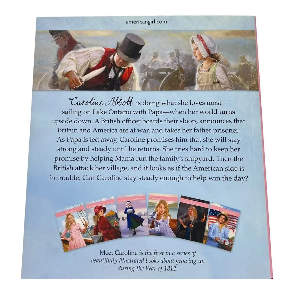 American Girl Caroline Meet Book Historical 1812 Paperback by Kathleen Ernst